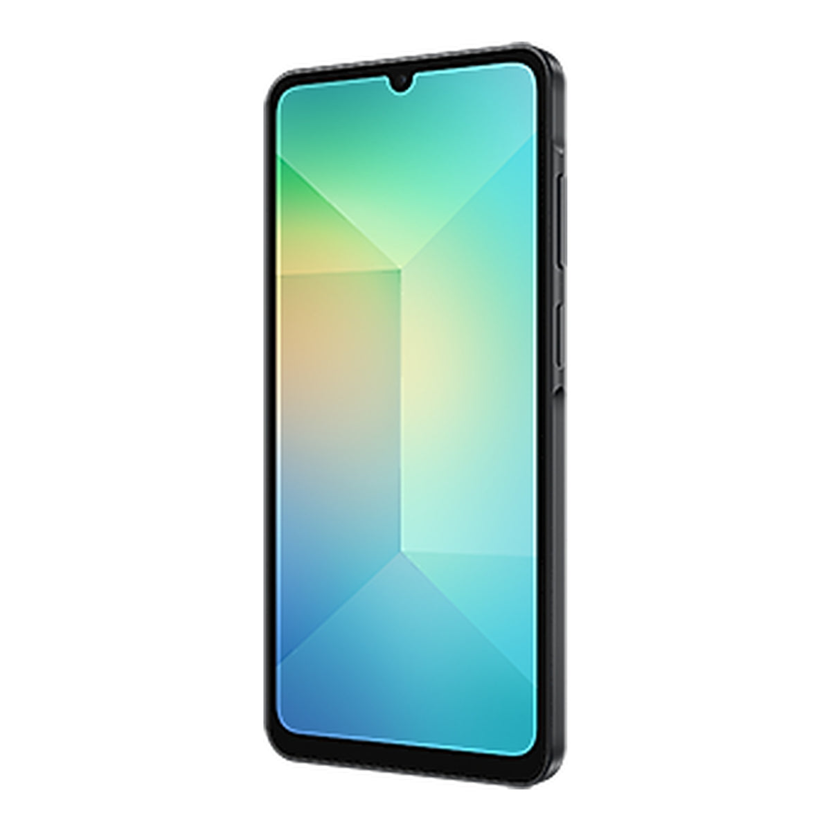 Samsung Galaxy A06 5G in Black, front and back