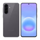 Samsung Galaxy A57 5G in Awesome Gray, front and back view