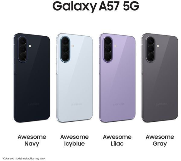 Samsung Galaxy A57 5G smartphone, 256GB, brand new international stock – product photo 2 of 10