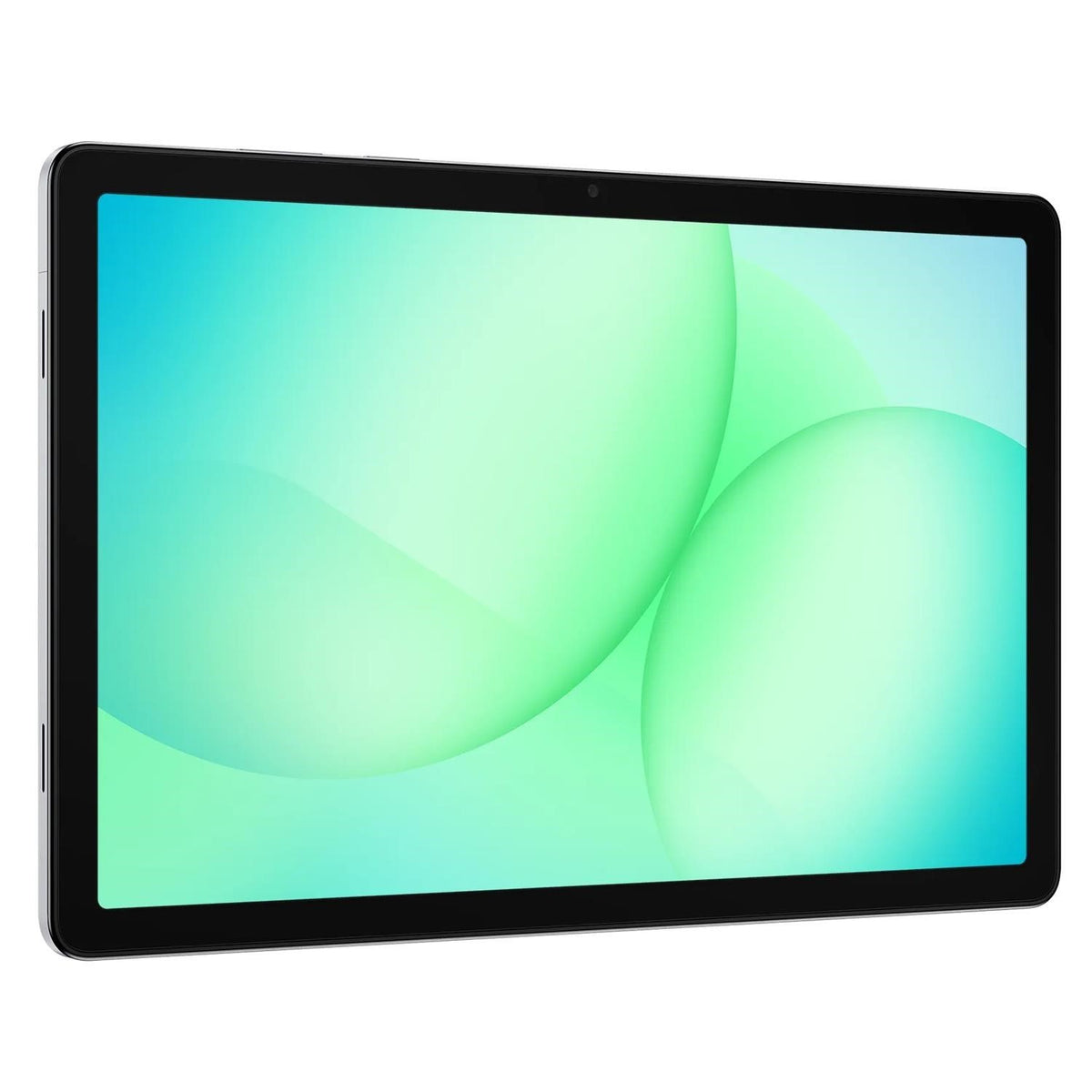 Samsung Galaxy Tab A11+ tablet, flat back view showing Samsung logo and rear camera (Grey-toned finish shown in this image)