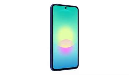 Samsung Galaxy A27 5G graphic highlighting 6 years of OS and security updates, shown in Pink, Blue and Black