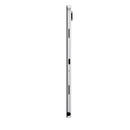 Samsung Galaxy Tab A11+ Silver tablet graphic showing 256GB storage with microSD expansion up to 2TB