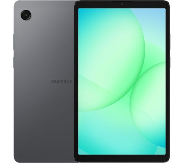 Samsung Galaxy Tab A11 8.7-inch WiFi tablet in Grey, front display and rear camera view
