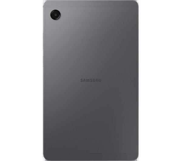 Samsung Galaxy Tab A11 8.7-inch WiFi tablet in Grey, close-up rear panel with Samsung logo and camera