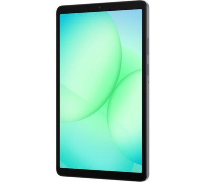 Side profile front view of the Samsung Galaxy Tab A11 display in grey