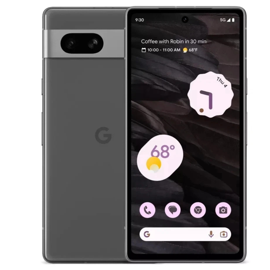 Refurbished Google Pixel 7a smartphone in UK, fully tested and 100% functional device