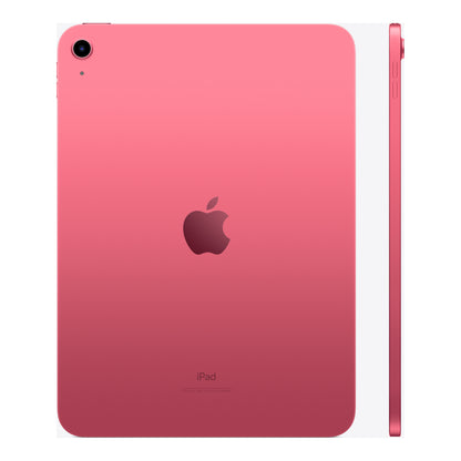 Apple iPad 10th generation in Pink, side and back