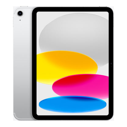 Apple iPad (A16) 11th generation in Silver, front and back
