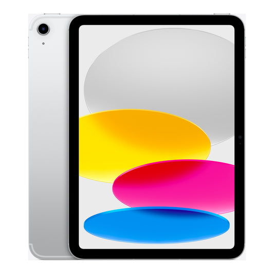 Apple iPad (A16) 11th generation in Silver, front and back