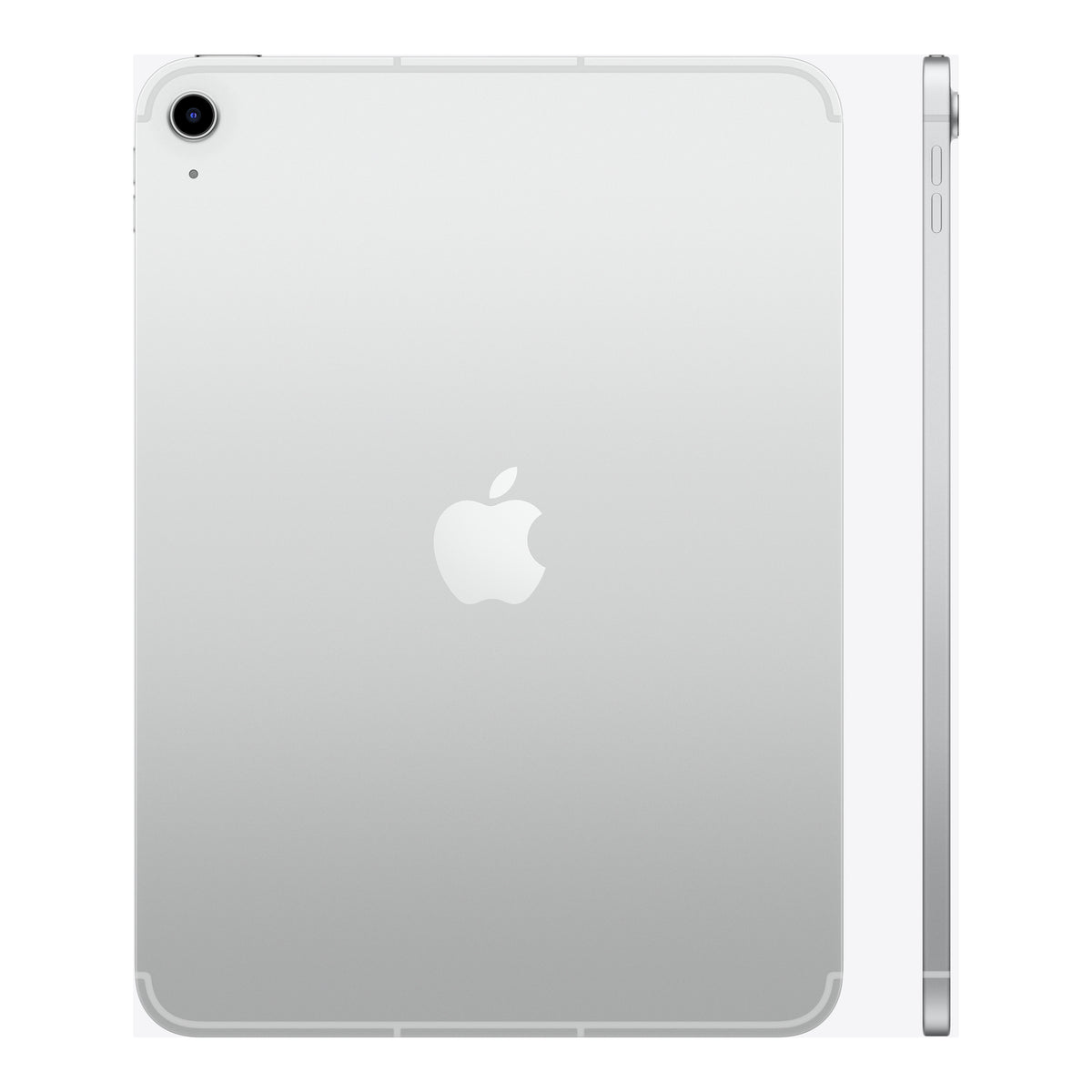 Apple iPad (A16) 11th generation in Silver, side and back