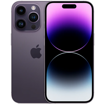 Refurbished Apple iPhone 14 Pro smartphone in UK, fully tested and 100% functional device