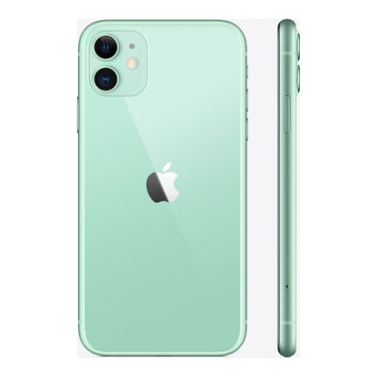 Apple iPhone 11 in Green, angled view