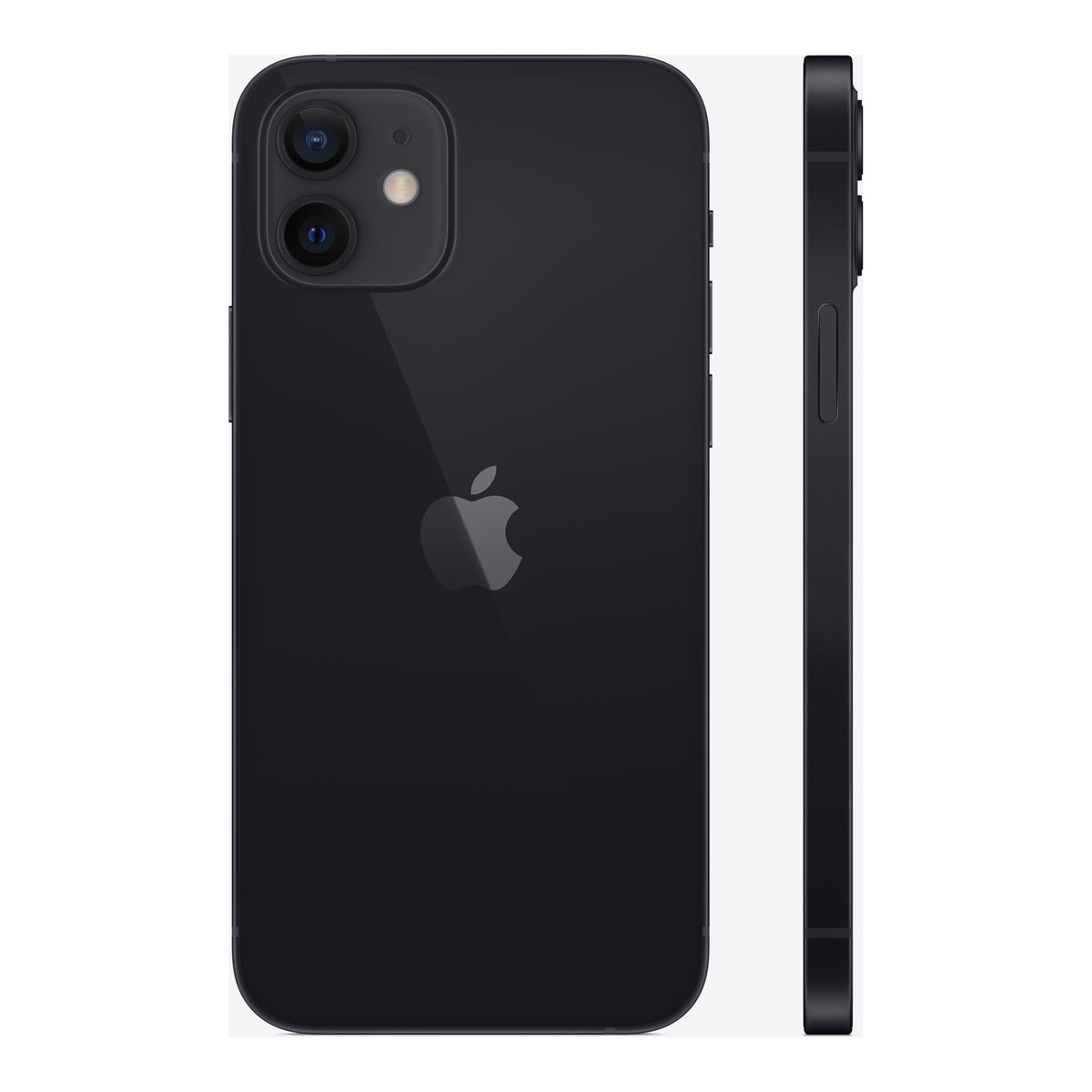 Apple iPhone 12 in Black, angled view