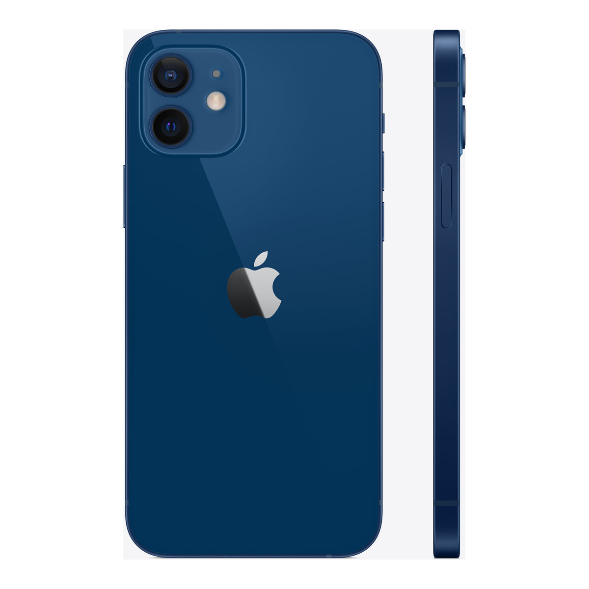 Apple iPhone 12 in Blue, angled view