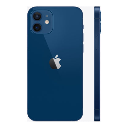 Apple iPhone 12 in Blue, angled view
