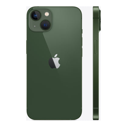 Apple iPhone 13 in Green, angled view