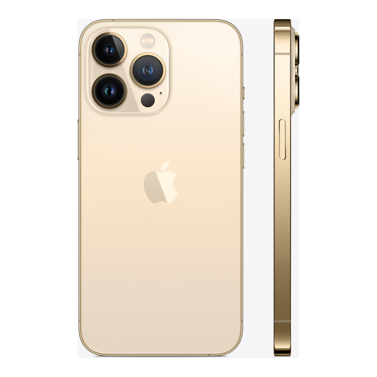 Apple iPhone 13 Pro in Gold, angled view