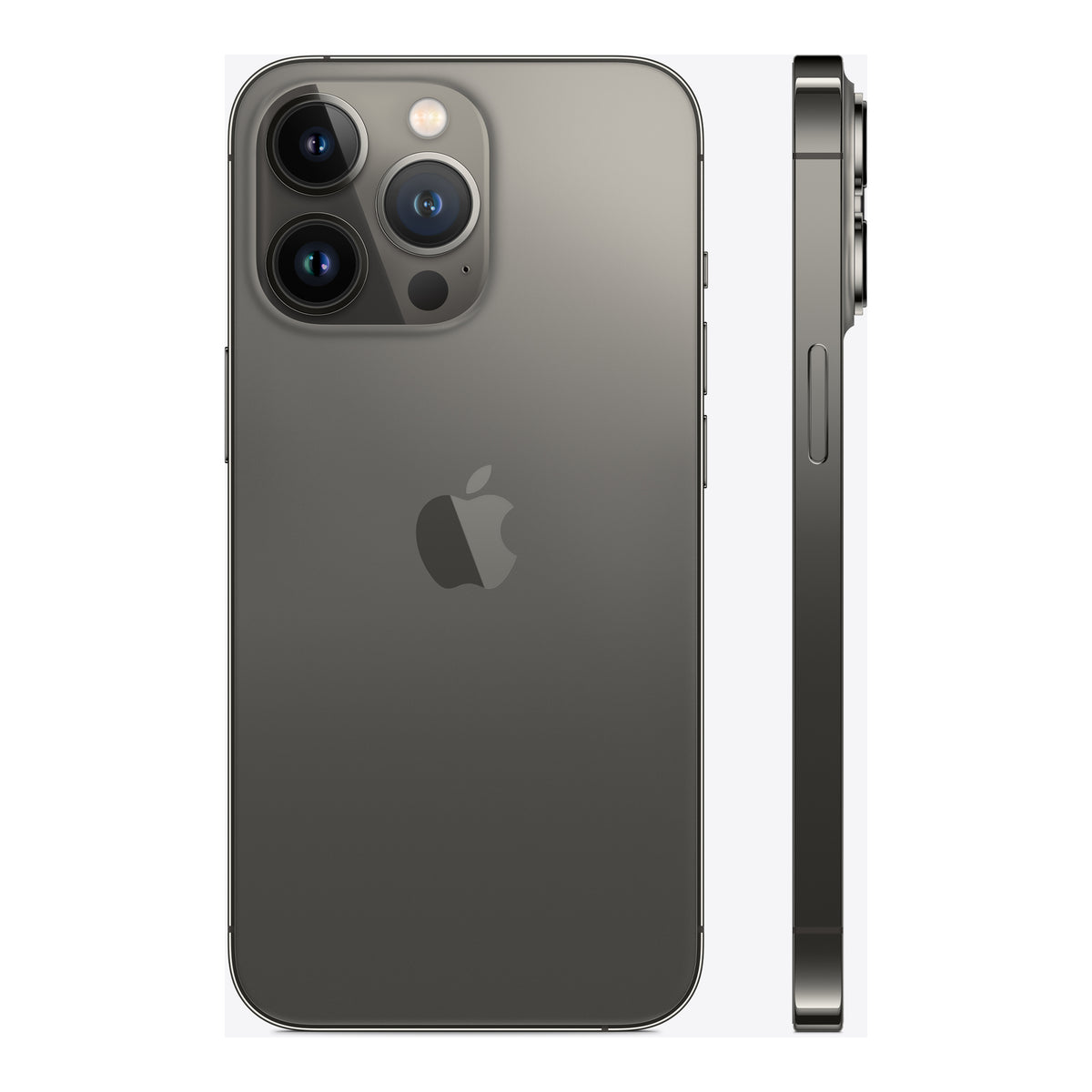 Apple iPhone 13 Pro in Graphite, angled view