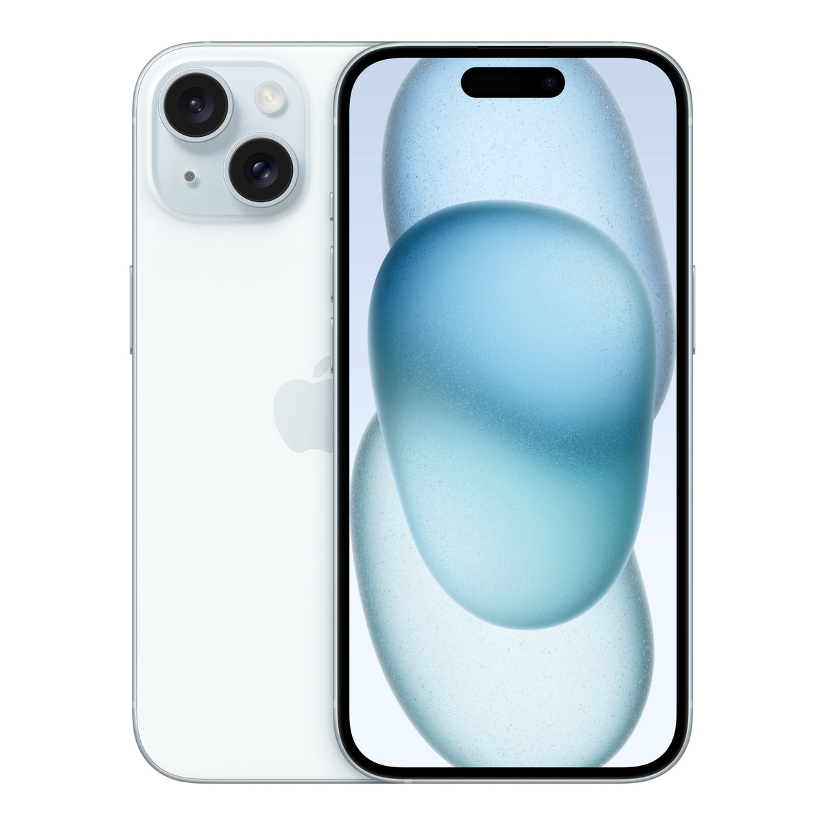 Apple iPhone 15 in Blue, product view