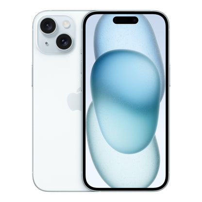 Apple iPhone 15 in Blue, product view