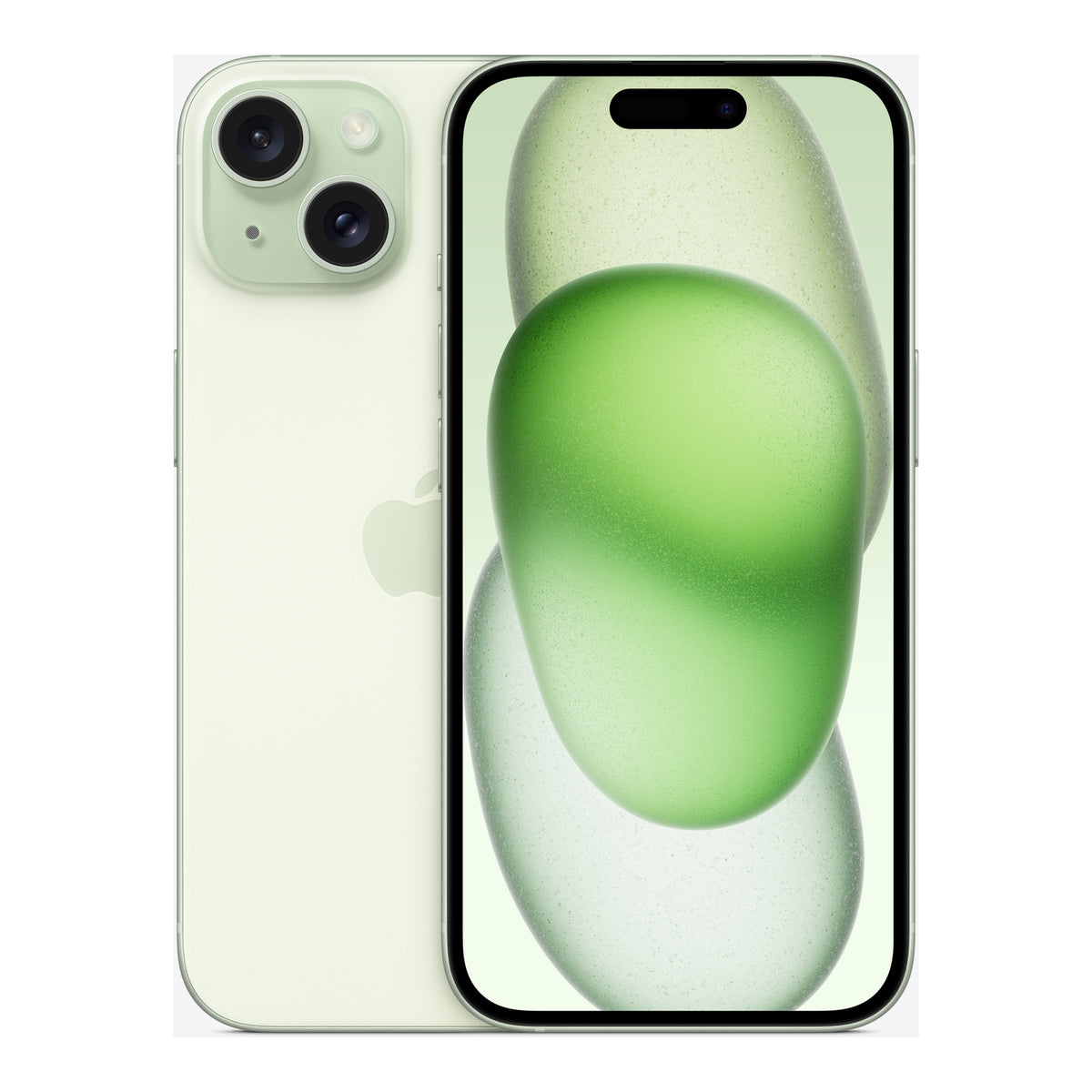 Apple iPhone 15 in Green, product view