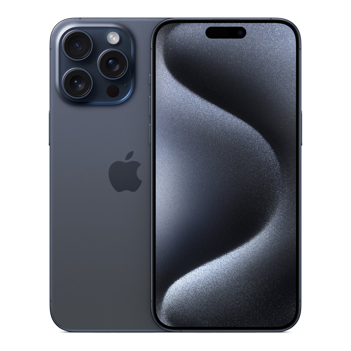 Apple iPhone 15 Pro Max in Blue Titanium, product view