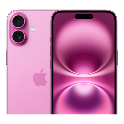 Apple iPhone 16 Plus in Pink, angled view