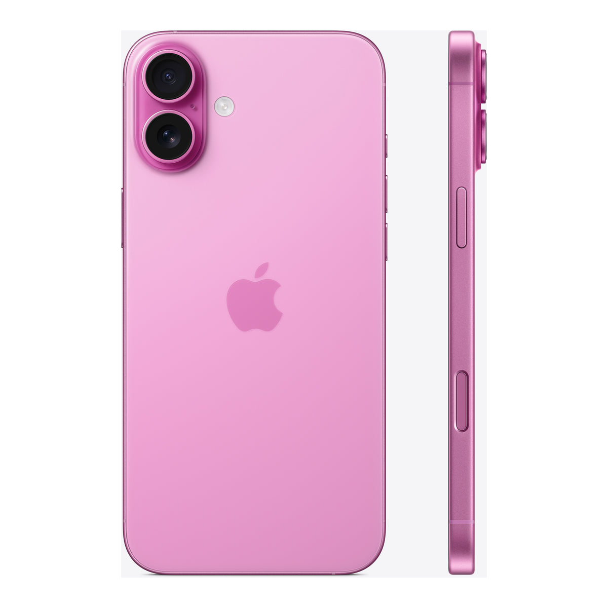 Apple iPhone 16 Plus in Pink, angled view