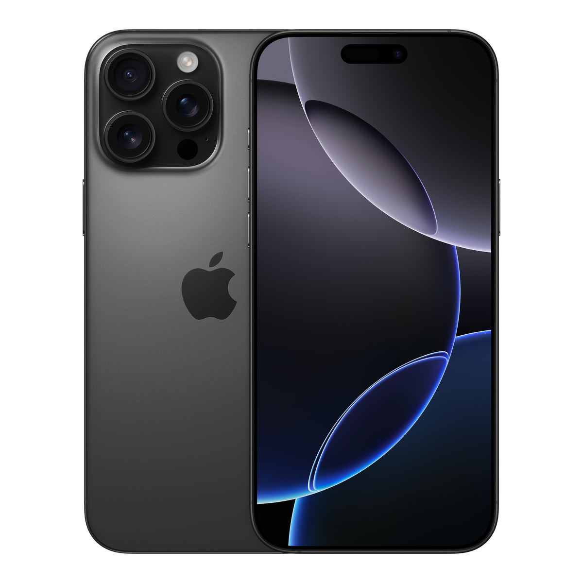 Apple iPhone 16 Pro Max in Black Titanium, product view
