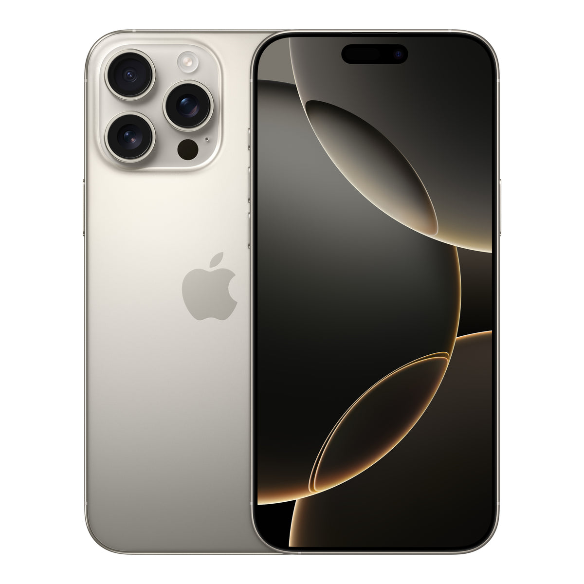 Apple iPhone 16 Pro Max in Natural Titanium, product view