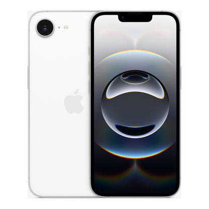 Apple iPhone 16e in White, product view
