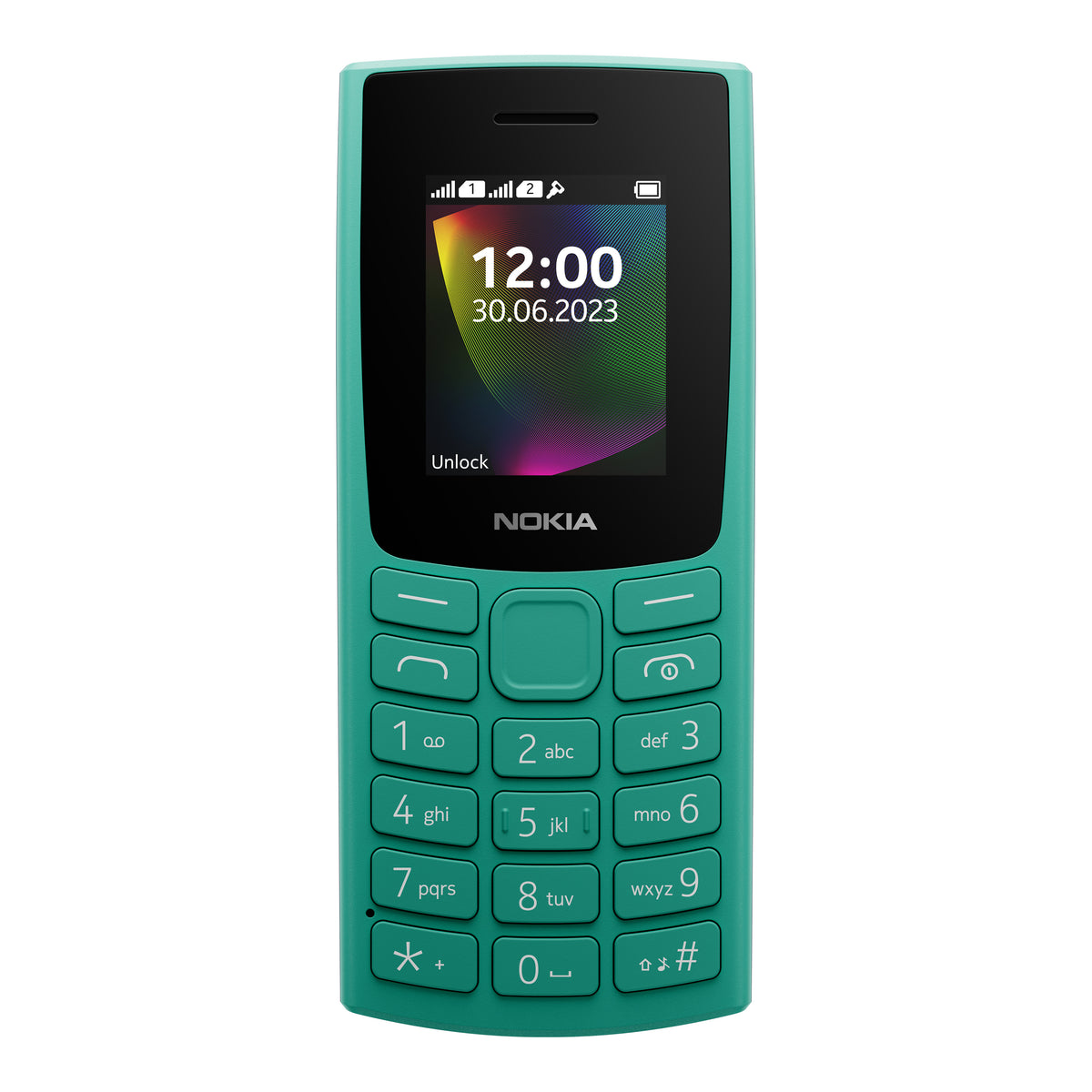 Nokia Nokia 106 (2023) in Emerald Green, front