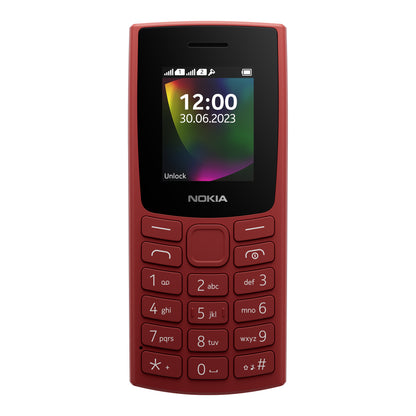 Nokia Nokia 106 (2023) in Red Terracotta, front