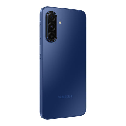Samsung Galaxy A17 5G in Blue, back (left)