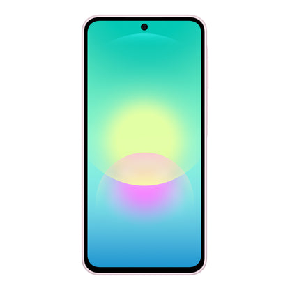 Samsung Galaxy A27 5G in Light Pink, front and back