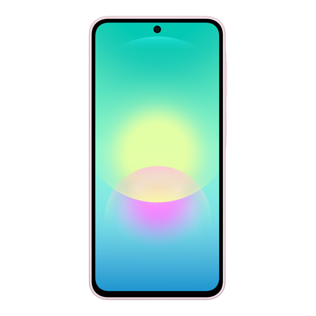 Samsung Galaxy A27 5G in Light Pink, front and back