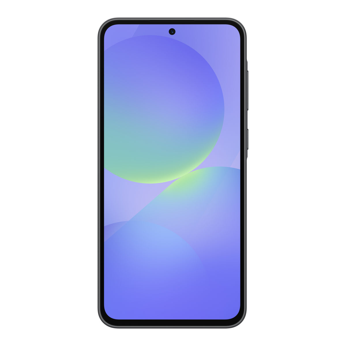 Samsung Galaxy A36 5G in Awesome Black, front and back