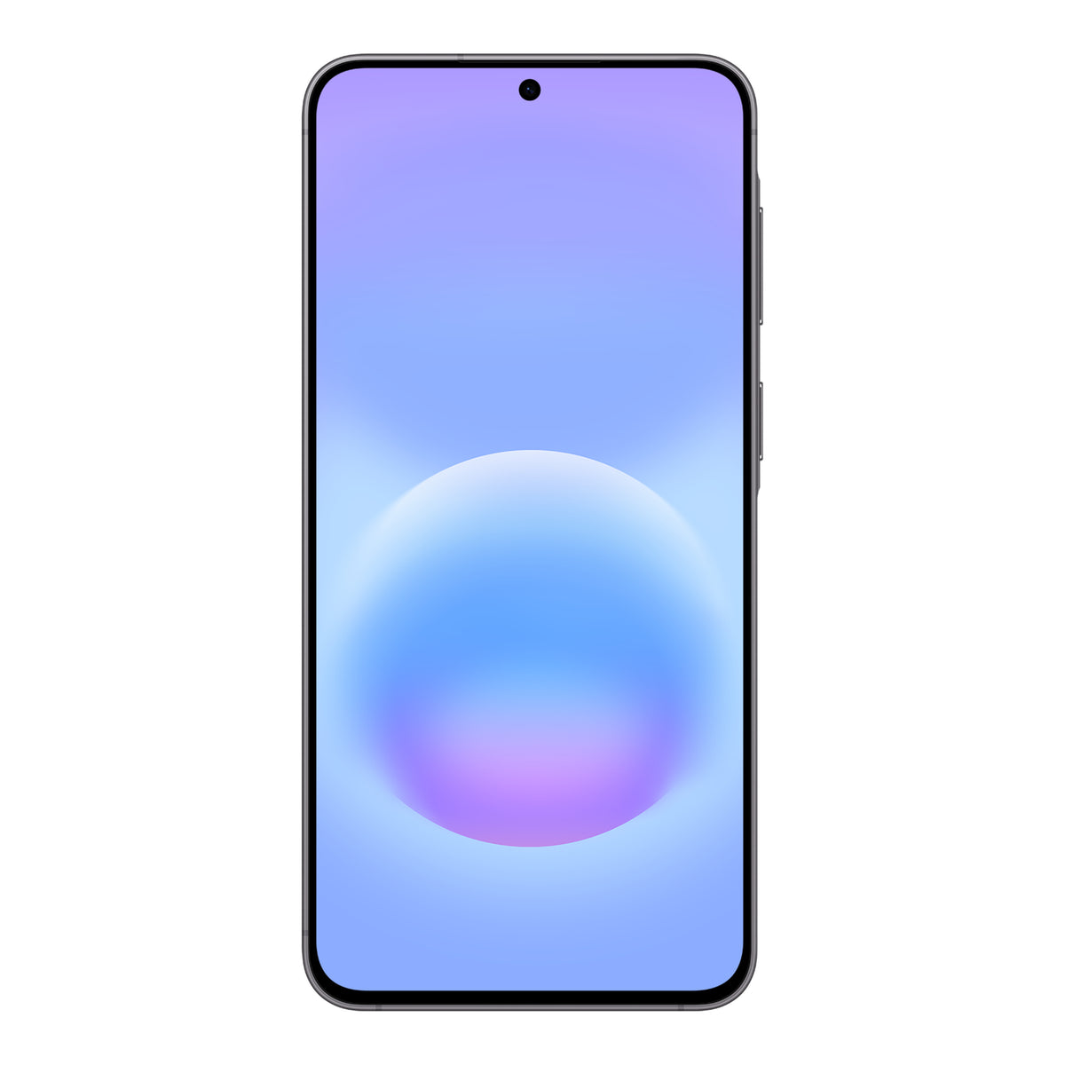 Samsung Galaxy A57 5G in Awesome Grey, front and back