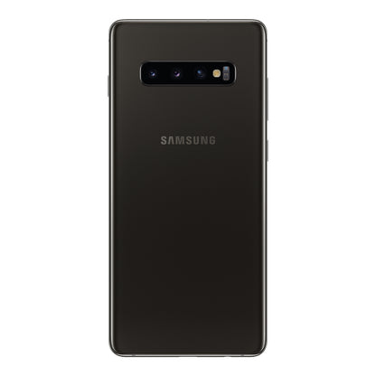 Samsung Galaxy S10+ in Ceramic Black, back