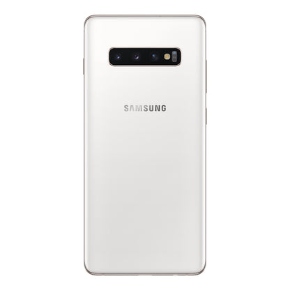 Samsung Galaxy S10+ in Ceramic White, back