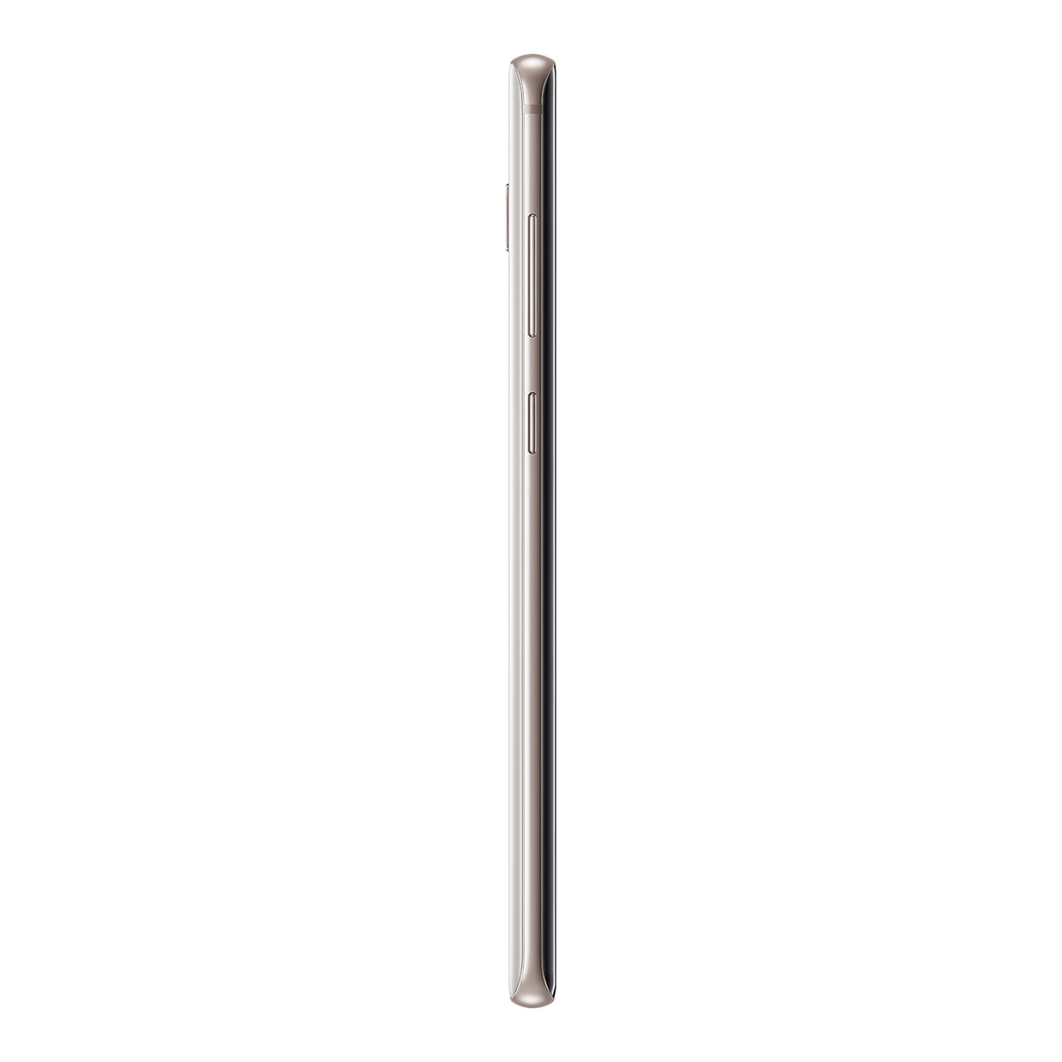 Samsung Galaxy S10+ in Ceramic White, side (left)