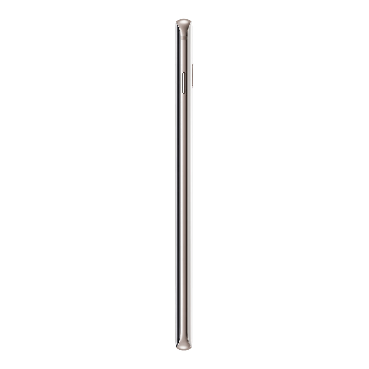 Samsung Galaxy S10+ in Ceramic White, side (right)