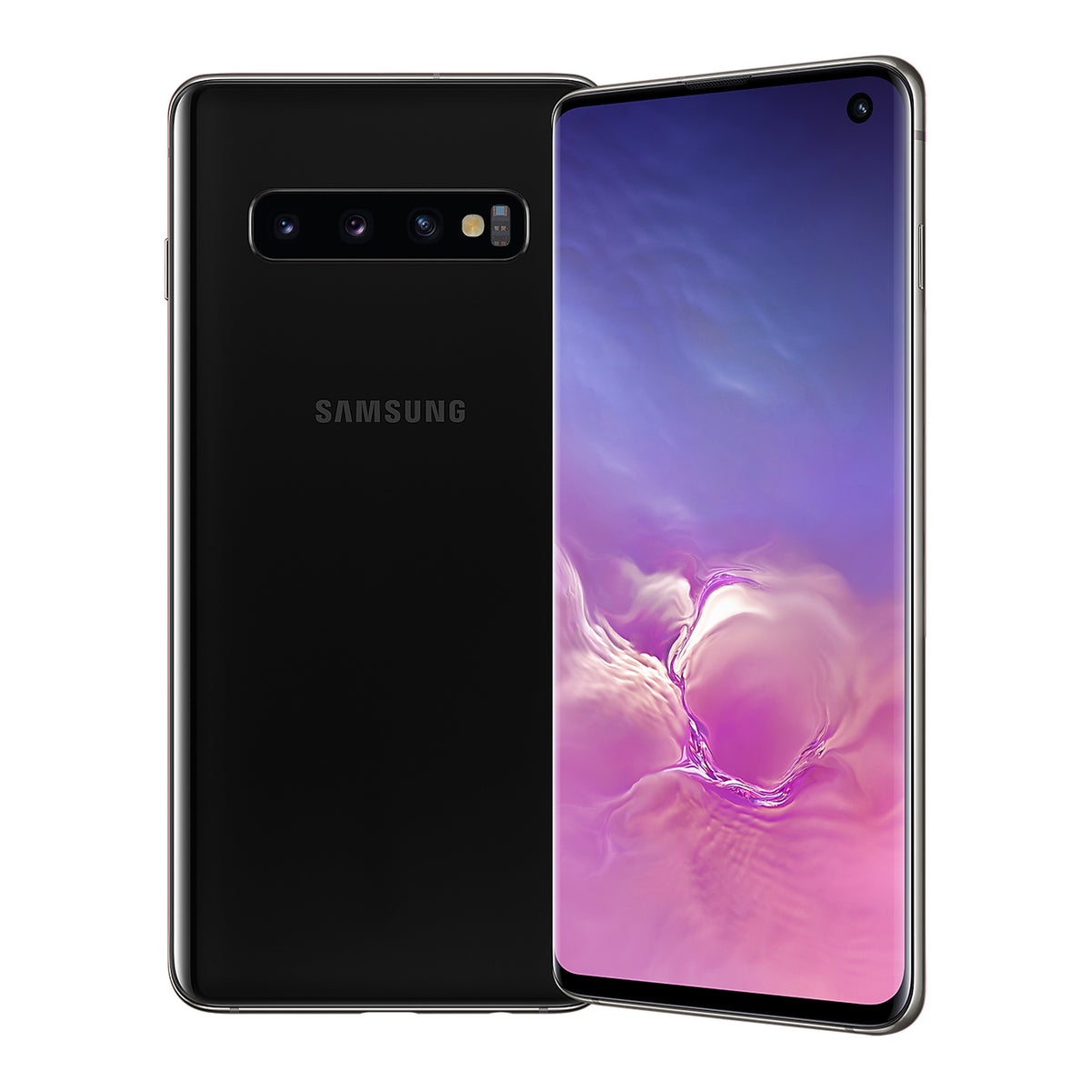Samsung Galaxy S10 in Prism Black, back
