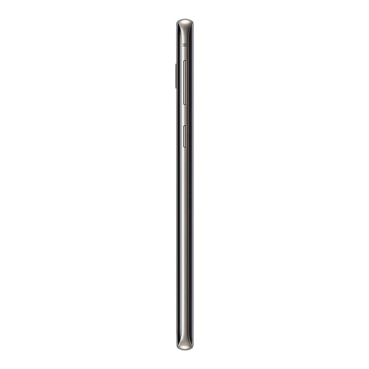 Samsung Galaxy S10 in Prism Black, side (left)