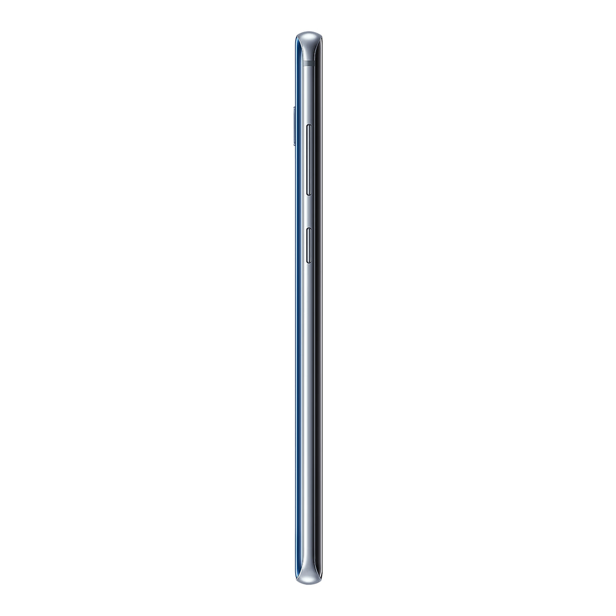 Samsung Galaxy S10+ in Prism Blue, side (left)