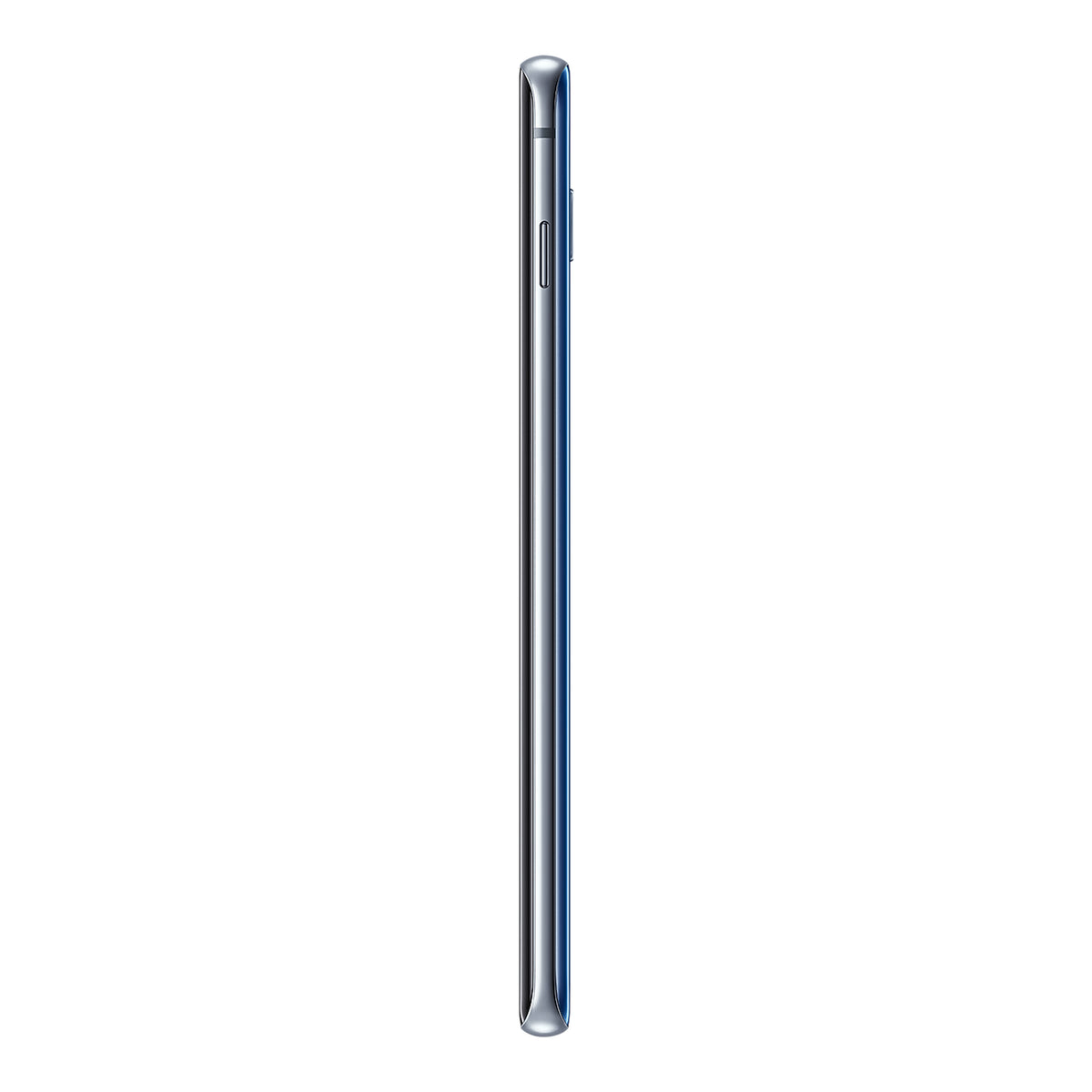 Samsung Galaxy S10 in Prism Blue, side (right)