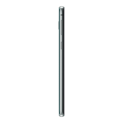 Samsung Galaxy S10 in Prism Green, side (left)