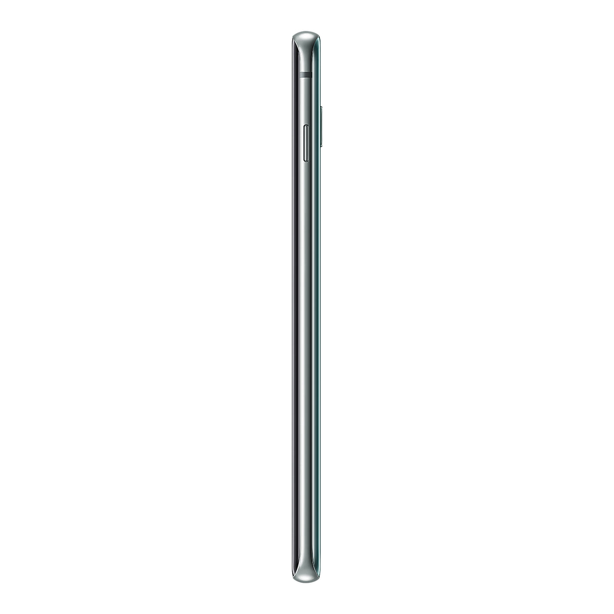 Samsung Galaxy S10 in Prism Green, side (right)
