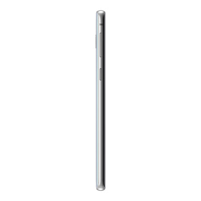 Samsung Galaxy S10 in Prism White, side (left)