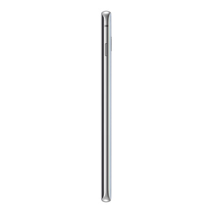 Samsung Galaxy S10 in Prism White, side (right)